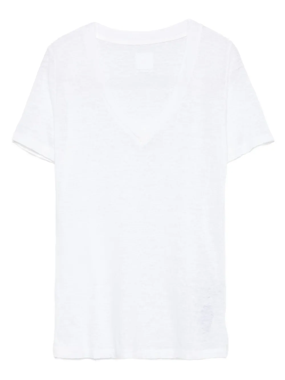 Льняная футболка с V-образным вырезом 120% Lino, белый
Льняная футболка с V-образным вырезом 120% Lino, белый