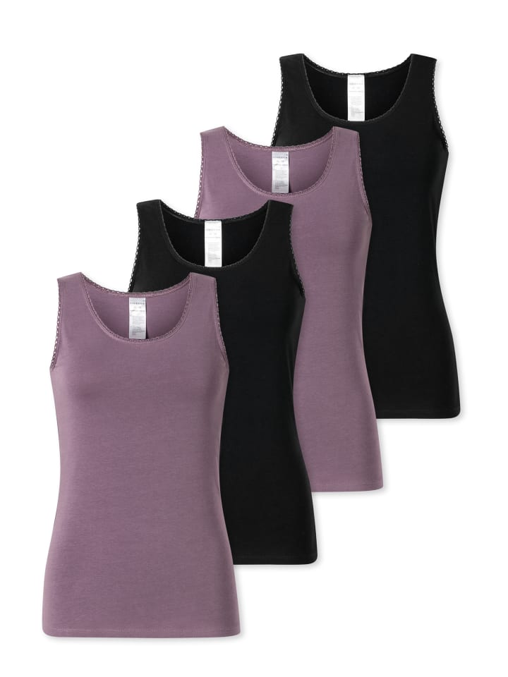 Майка Schiesser, цвет schwarz/lila
Майка Schiesser, цвет schwarz/lila