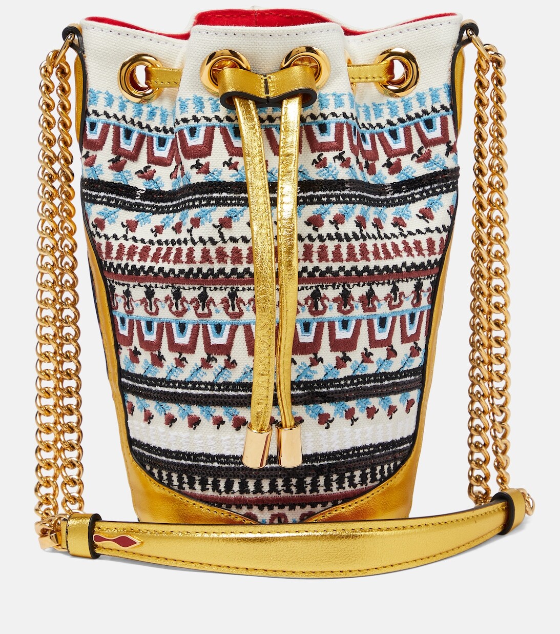 Сумка-ведро Loubiphore с вышивкой Christian Louboutin, разноцветный
Сумка-ведро Loubiphore с вышивкой Christian Louboutin, разноцветный