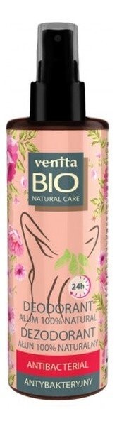 Venita Bio, Vegan, Натуральный дезодорант Квасцы 100% антибактериальный, 100 мл
Venita Bio, Vegan, Натуральный дезодорант Квасцы 100% антибактериальный, 100 мл