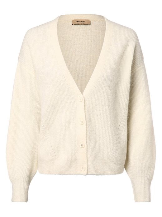 Кардиган с содержанием шерсти альпаки ммтора Mos Mosh, экрю
Кардиган с содержанием шерсти альпаки ммтора Mos Mosh, экрю