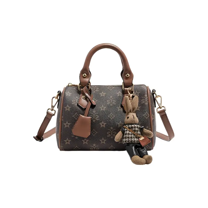 FOXER Портативная бостонская сумка из ПВХ для мам Дорожная сумка Подушка Сумка через плечо Женская классическая кофейная, Coffee
FOXER Портативная бостонская сумка из ПВХ для мам Дорожная сумка Подушка Сумка через плечо Женская классическая кофейная, Coffee