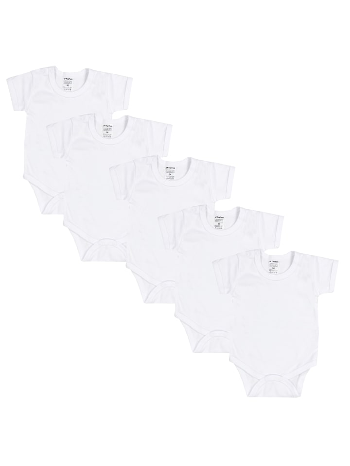 TupTam Детские бодики с короткими рукавами для мальчиков, комплект из 5 штук, белые
TupTam Детские бодики с короткими рукавами для мальчиков, комплект из 5 штук, белые
