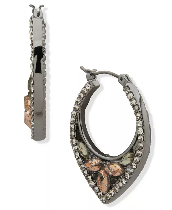 Серьги-Кольца с паве из гематитового камня Lonna & Lilly, jet
Серьги-Кольца с паве из гематитового камня Lonna & Lilly, jet