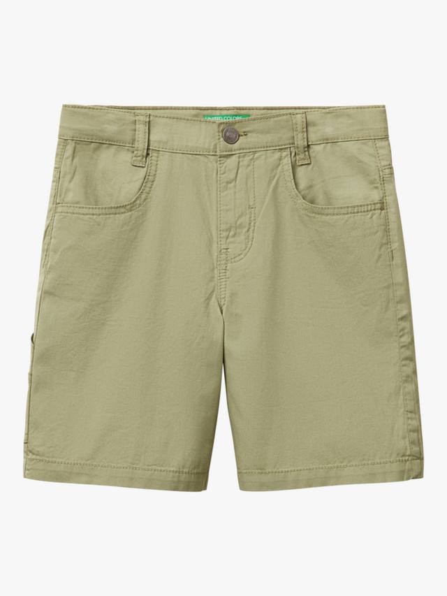 Детские хлопковые шорты с четырьмя карманами Benetton, Olive Green
Детские хлопковые шорты с четырьмя карманами Benetton, Olive Green