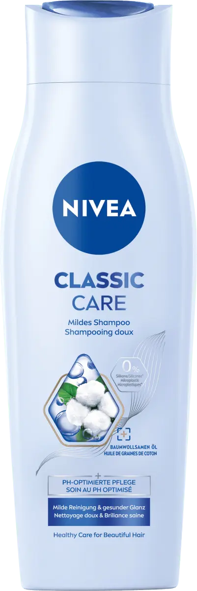 Шампунь Классический Мягкий 250мл NIVEA
Шампунь Классический Мягкий 250мл NIVEA