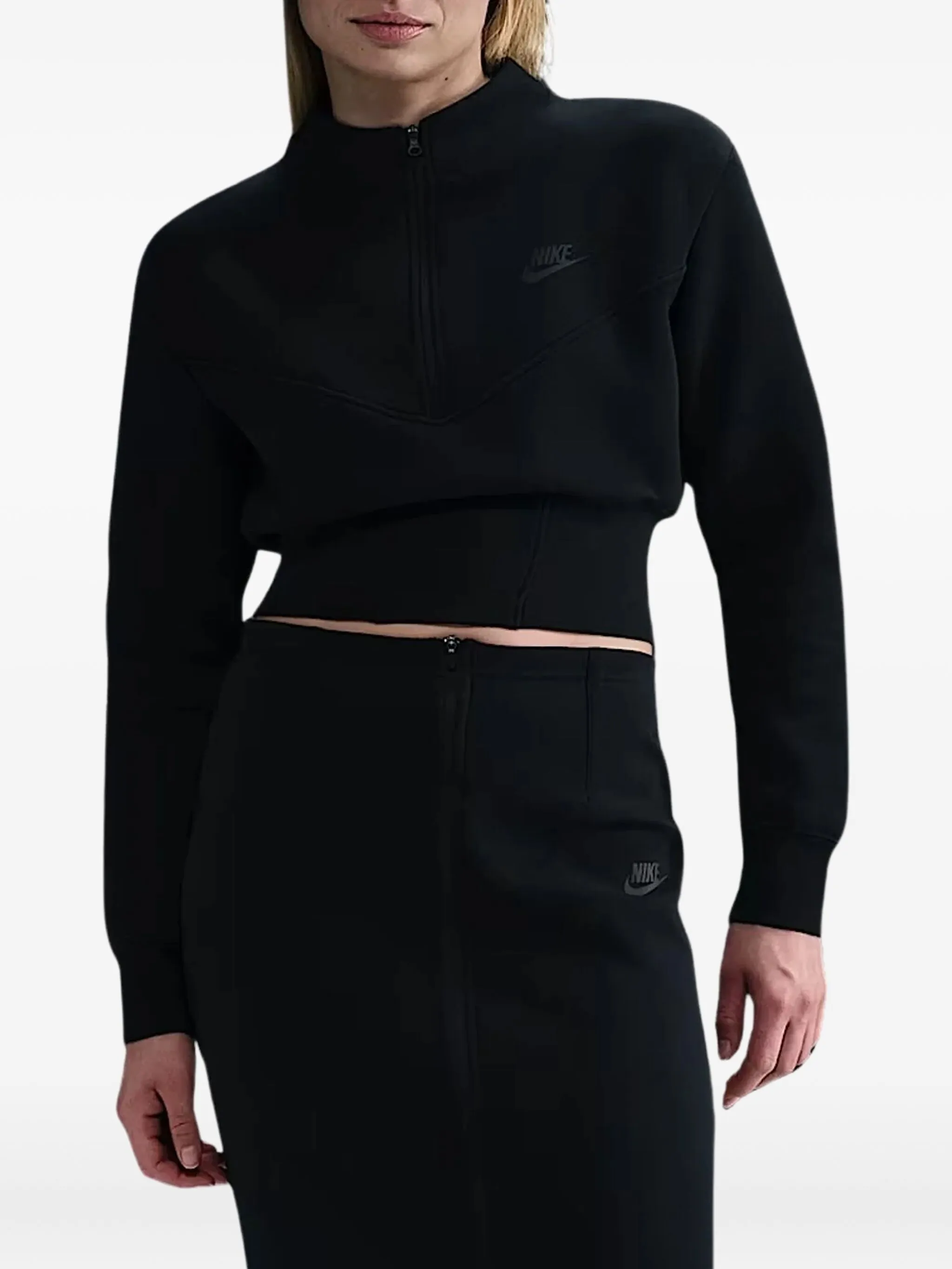 Толстовка с воротником на молнии Nike, черный
Толстовка с воротником на молнии Nike, черный