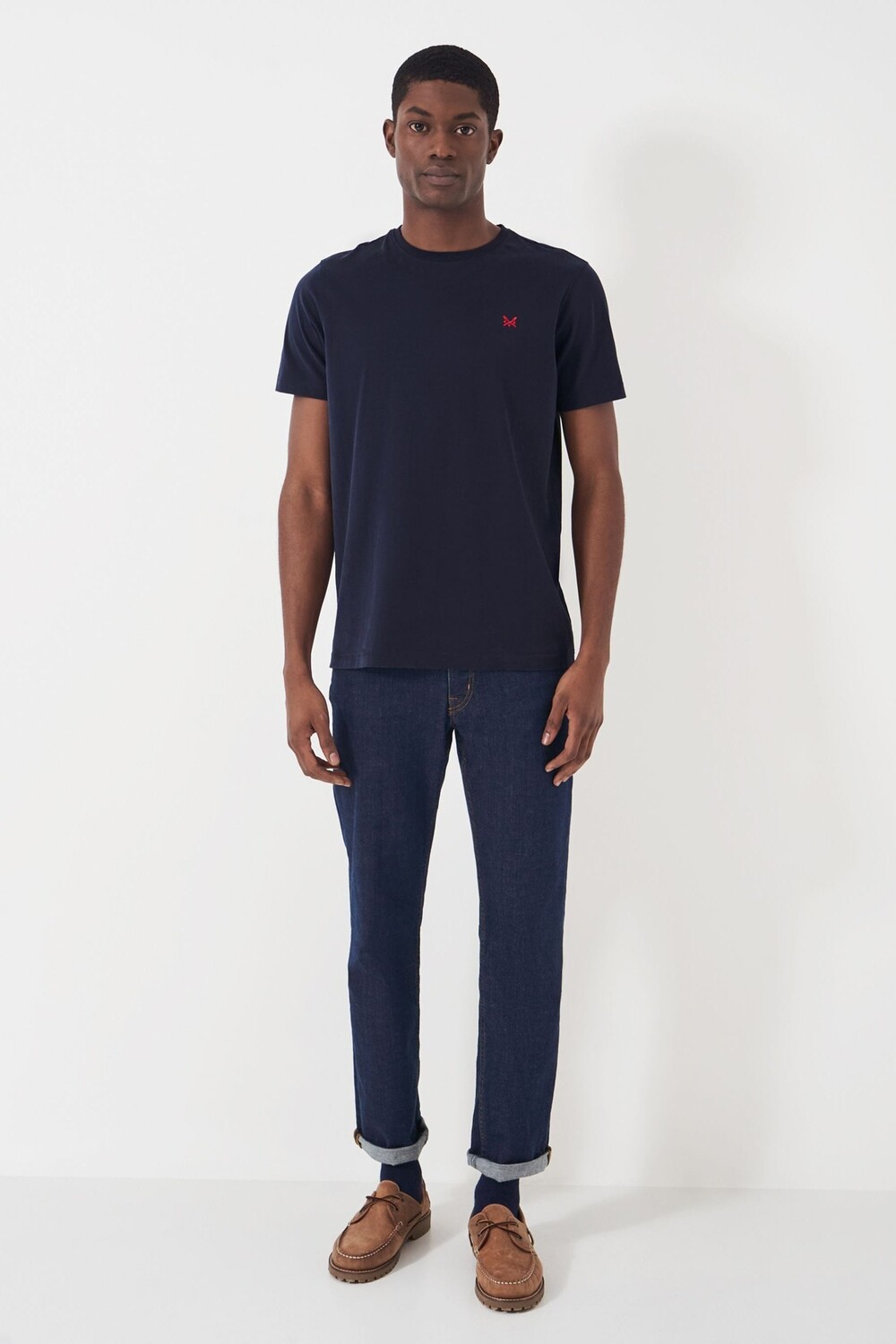 Одежда для экипажа, классическая футболка для экипажа Crew Clothing Company, синий 
Одежда для экипажа, классическая футболка для экипажа Crew Clothing Company, синий