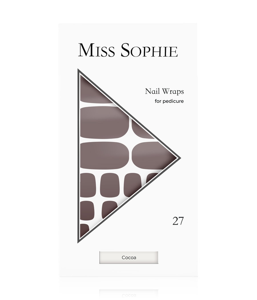 Фольга для ногтей Miss Sophie Cocoa Pedicure, Cocoa, 27 шт.
Фольга для ногтей Miss Sophie Cocoa Pedicure, Cocoa, 27 шт.