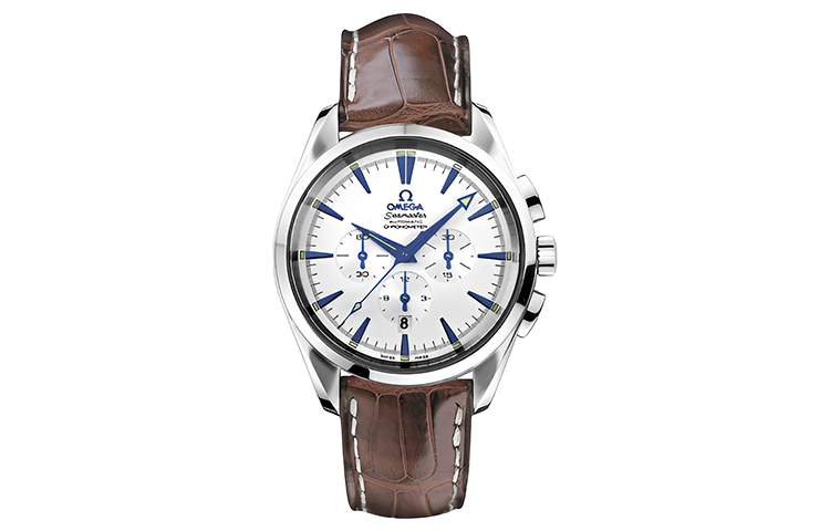 OMEGA Мужские часы с автоматическим механическим механизмом, корпус 42,2 мм из нержавеющей стали, белый циферблат, кожаный ремешок
OMEGA Мужские часы с автоматическим механическим механизмом, корпус 42,2 мм из нержавеющей стали, белый циферблат, кожаный ремешок