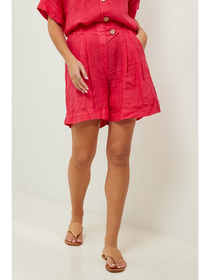 Тканевые шорты Lin Passion, коралловый
Тканевые шорты Lin Passion, коралловый