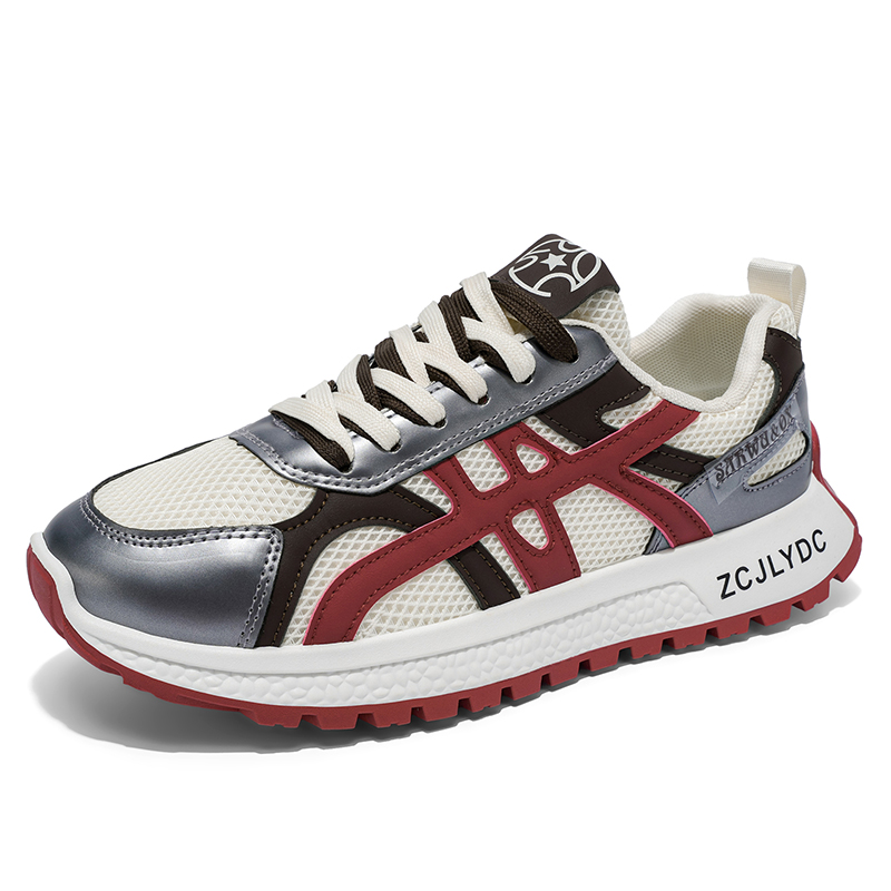 JETRAM Красные мужские низкие повседневные кроссовки с устойчивым к истиранию покрытием, цвет Red 
JETRAM Красные мужские низкие повседневные кроссовки с устойчивым к истиранию покрытием, цвет Red