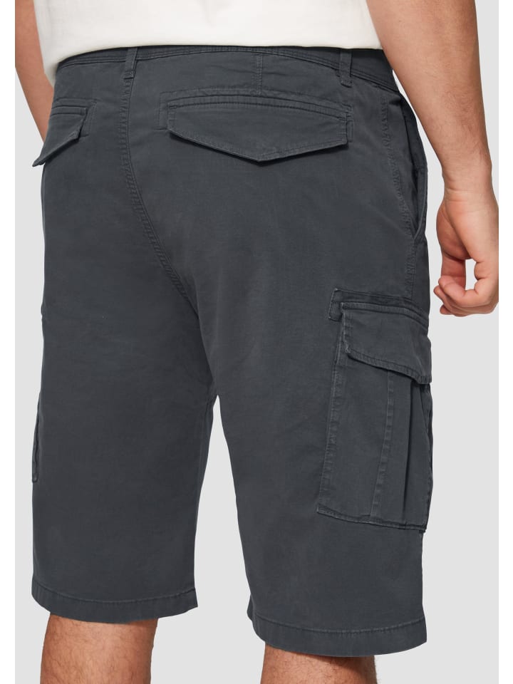 Тканевые шорты s.Oliver, серый 
Тканевые шорты s.Oliver, серый