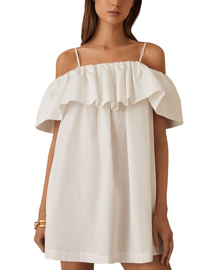 Люси Платье мини с воланами REISS, белый
Люси Платье мини с воланами REISS, белый