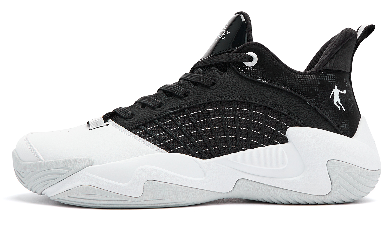 QIAODAN Баскетбольные кроссовки Jordan с амортизаторами, противоскользящие, износостойкие, низкие, мужские, белые, черные
QIAODAN Баскетбольные кроссовки Jordan с амортизаторами, противоскользящие, износостойкие, низкие, мужские, белые, черные