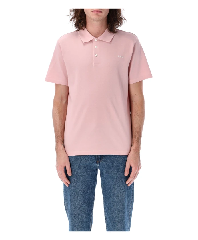 Розовая рубашка поло в классическом стиле A.P.C., розовый
Розовая рубашка поло в классическом стиле A.P.C., розовый