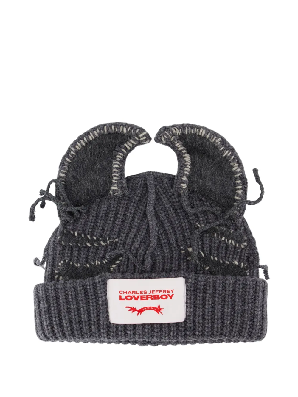 Шапка-бини с ушками Charles Jeffrey Loverboy, серый
Шапка-бини с ушками Charles Jeffrey Loverboy, серый