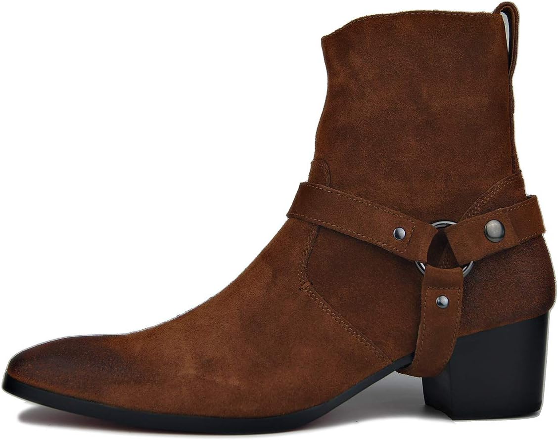 Мужские дизайнерские кожаные ботинки OSSTONE Chelsea, повседневные ботинки с каблуком на молнии OS-JY002-US, коричневый
Мужские дизайнерские кожаные ботинки OSSTONE Chelsea, повседневные ботинки с каблуком на молнии OS-JY002-US, коричневый