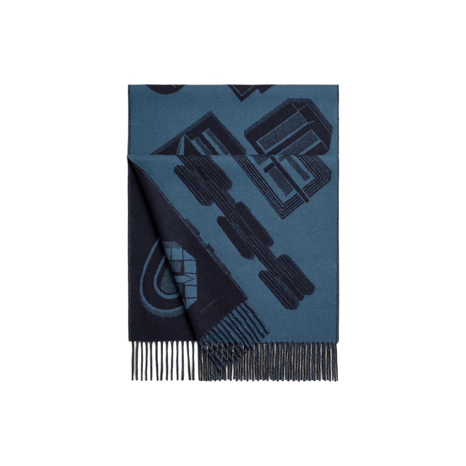 HERMES Кашемировый шарф мужской морской синий, Marine Blue
HERMES Кашемировый шарф мужской морской синий, Marine Blue