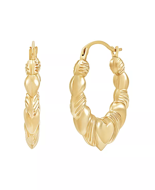 Серьги-Кольца в форме сердца из 14-каратного желтого золота Macy'S, gold
Серьги-Кольца в форме сердца из 14-каратного желтого золота Macy'S, gold