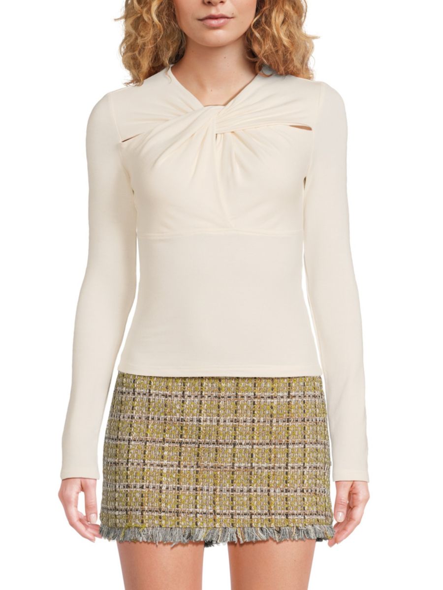 Топ Corinne с вырезом и перекруткой Walter Baker, цвет Bone
Топ Corinne с вырезом и перекруткой Walter Baker, цвет Bone