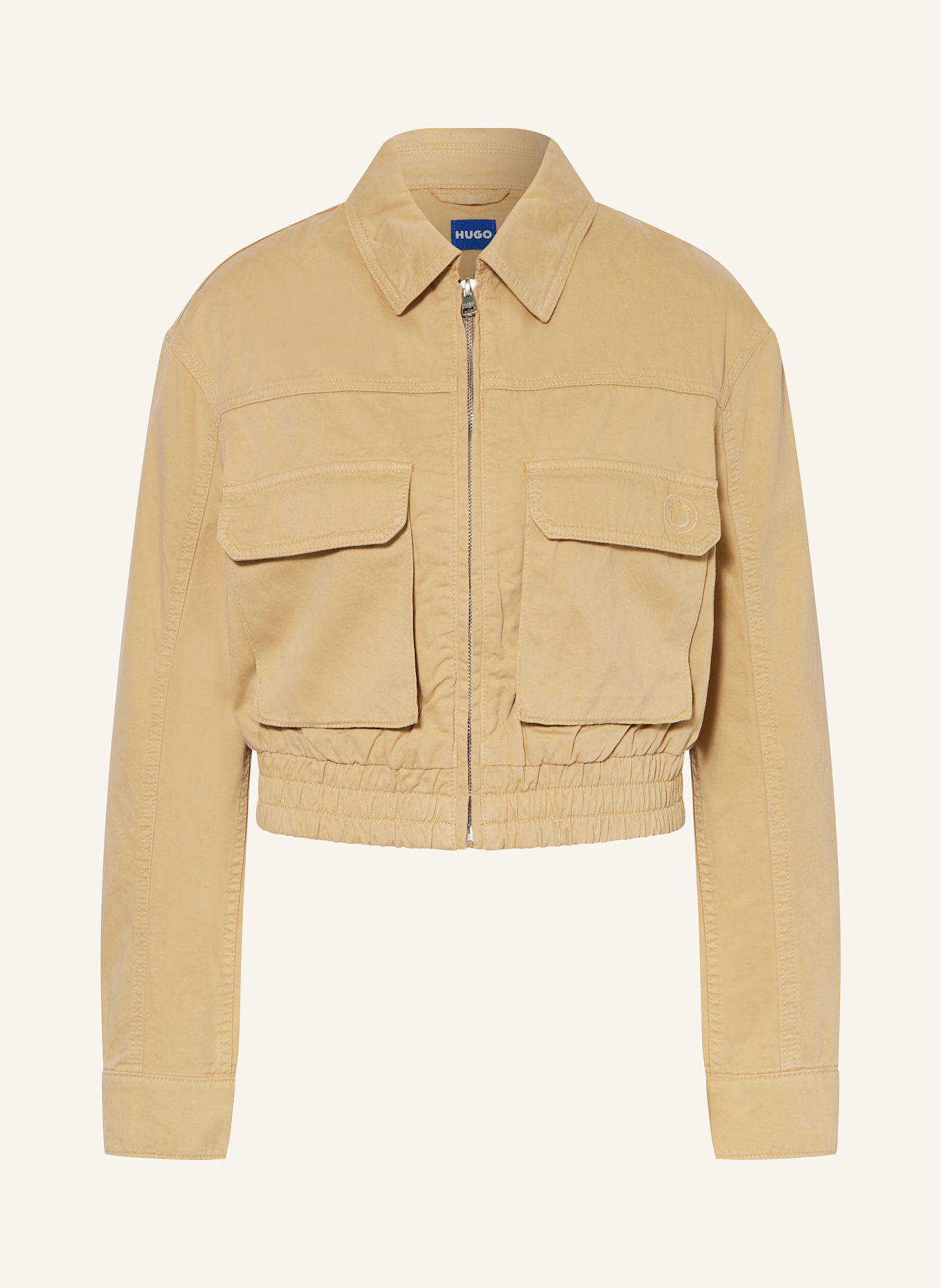 Укороченная куртка адана Hugo Blue, бежевый
Укороченная куртка адана Hugo Blue, бежевый