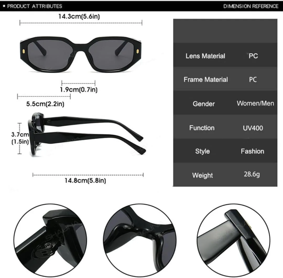 Модные солнцезащитные очки Polygon для женщин с защитой от УФ-излучения UV400, ретро-стиль, заклепки, для мужчин с градиентным покрытием TYUVIVO, Green Grey
Модные солнцезащитные очки Polygon для женщин с защитой от УФ-излучения UV400, ретро-стиль, заклепки, для мужчин с градиентным покрытием TYUVIVO, Green Grey