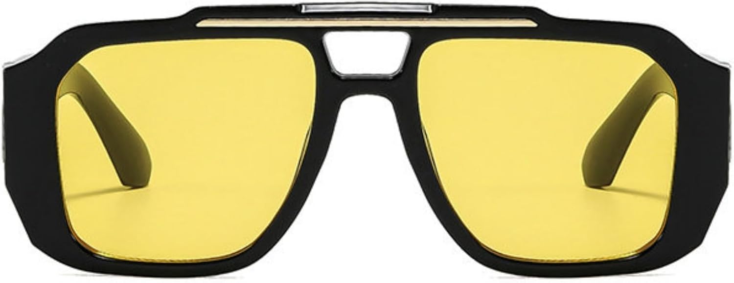 Willochra Модные большие солнцезащитные очки-пилот для женщин и мужчин, ретро, большие прямоугольные солнцезащитные очки, винтажные черные очки с защитой от УФ-излучения UV400, C3
Willochra Модные большие солнцезащитные очки-пилот для женщин и мужчин, ретро, большие прямоугольные солнцезащитные очки, винтажные черные очки с защитой от УФ-излучения UV400, C3