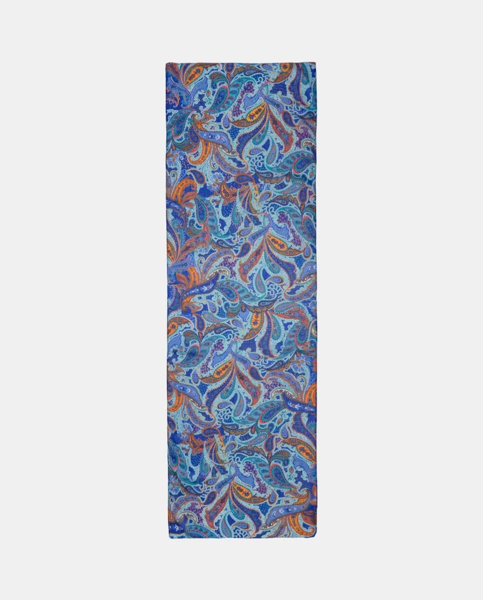 Шарф из переработанного полиэстера с цветочным узором Codello, синий
Шарф из переработанного полиэстера с цветочным узором Codello, синий