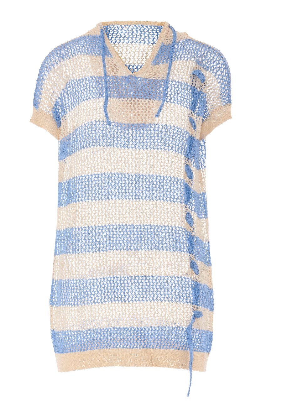 Толстовка с капюшоном NALLY Sweater, цвет beige/blue 
Толстовка с капюшоном NALLY Sweater, цвет beige/blue