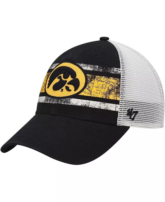 Мужская черно-белая кепка Iowa Hawkeyes Interlude MVP Trucker Snapback '47 Brand
Мужская черно-белая кепка Iowa Hawkeyes Interlude MVP Trucker Snapback '47 Brand