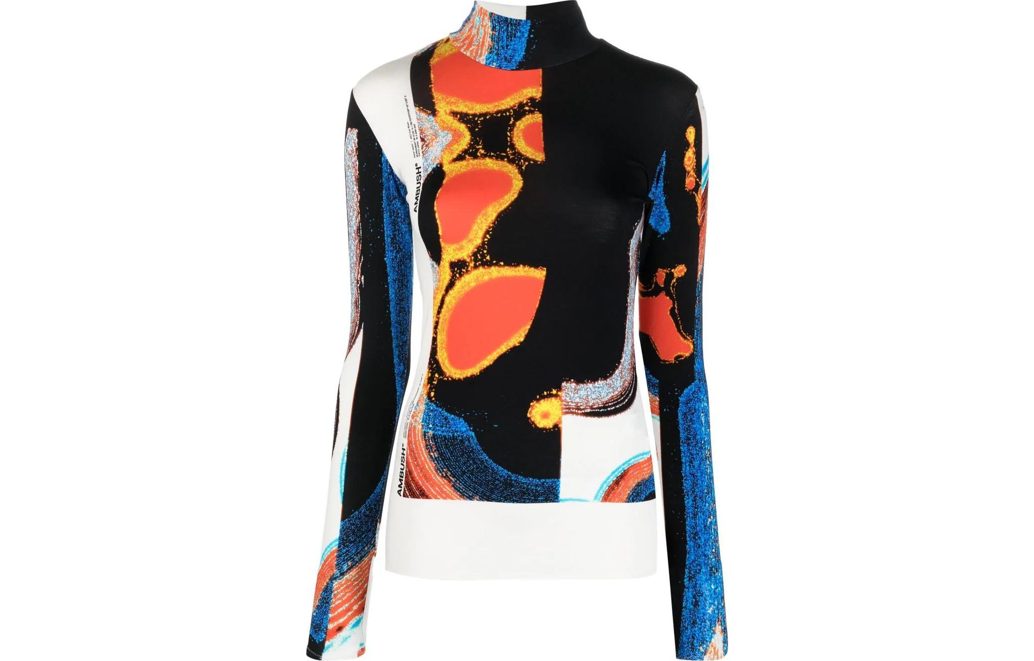 Fitted Printed Turtleneck Muticolor AMBUSH, черный
Fitted Printed Turtleneck Muticolor AMBUSH, черный