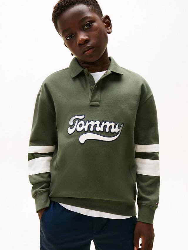 Детский поло с длинными рукавами Tommy Varsity Tommy Hilfiger, Pewter Green
Детский поло с длинными рукавами Tommy Varsity Tommy Hilfiger, Pewter Green