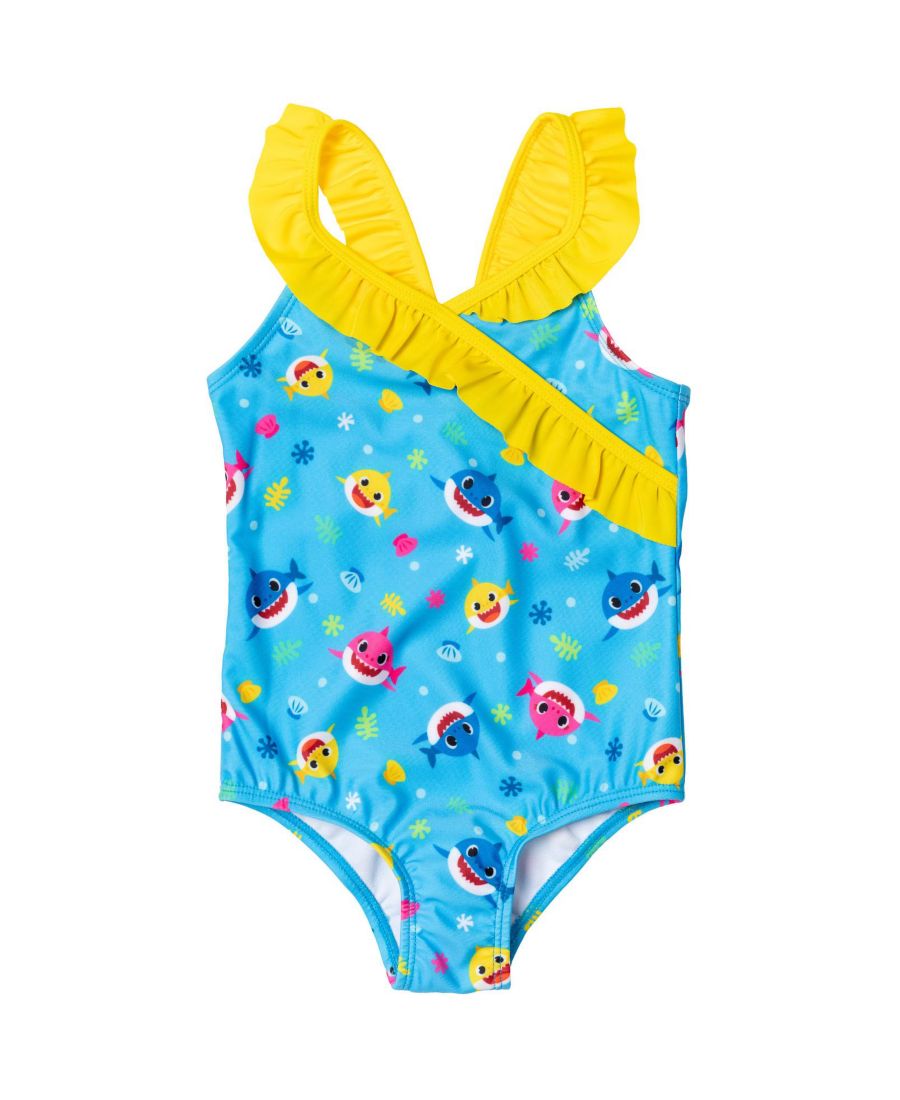 Детский купальник для девочек с рисунком акулы Baby Shark, Blue
Детский купальник для девочек с рисунком акулы Baby Shark, Blue