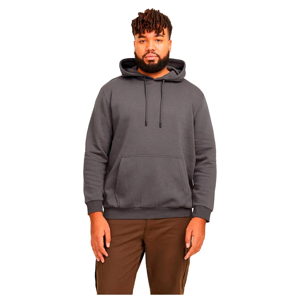 Худи Jack & Jones Bradley Plus Size, серый 
Худи Jack & Jones Bradley Plus Size, серый