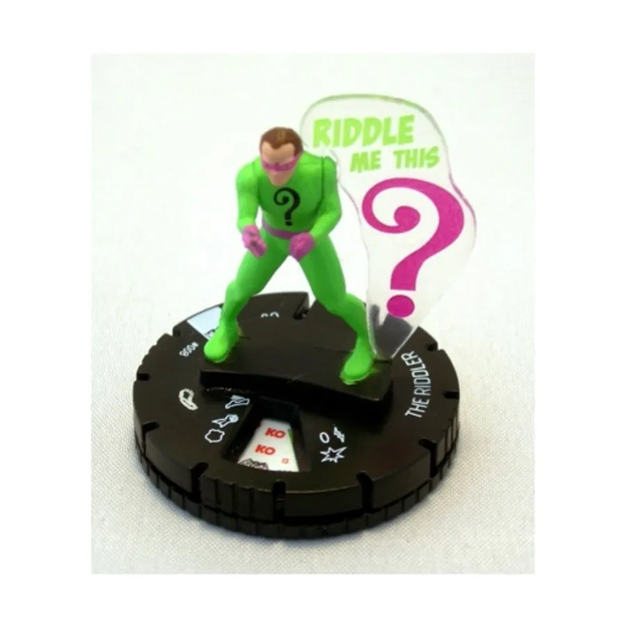 Риддлер, #008, DC HeroClix - Batman Classic TV - Singles
Риддлер, #008, DC HeroClix - Batman Classic TV - Singles