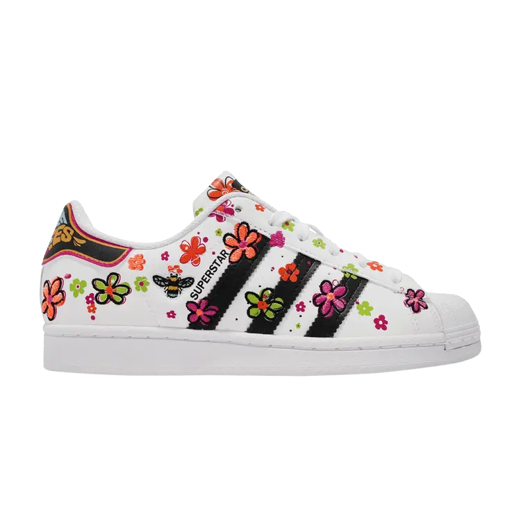 Кроссовки adidas Superstar J 'Floral', белый
Кроссовки adidas Superstar J 'Floral', белый