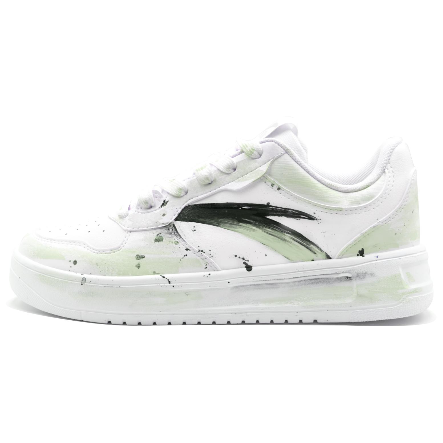 ANTA Амортизирующие износостойкие сбалансированные низкие кроссовки для скейтбординга мужские белые зеленые
ANTA Амортизирующие износостойкие сбалансированные низкие кроссовки для скейтбординга мужские белые зеленые