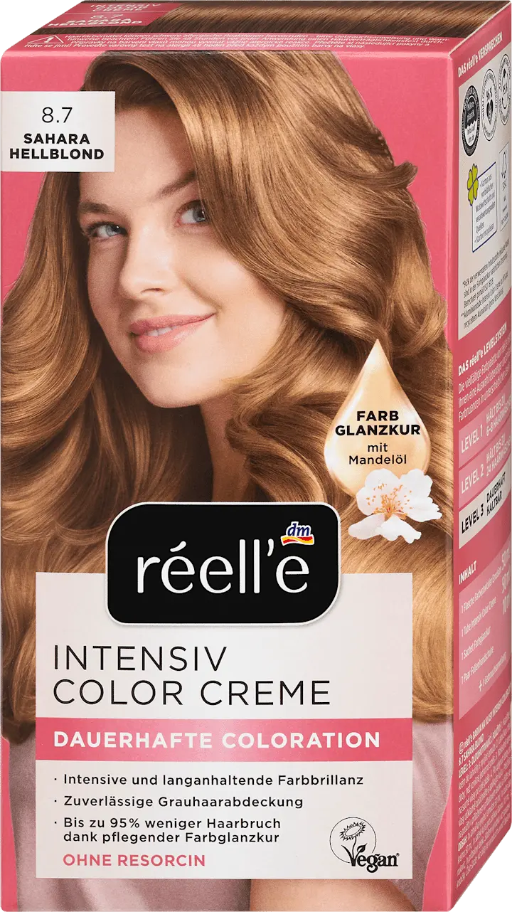 Краска для волос réell‘e Haarfarbe 8.7 Sahara Hellblond, 1 St
Краска для волос réell‘e Haarfarbe 8.7 Sahara Hellblond, 1 St