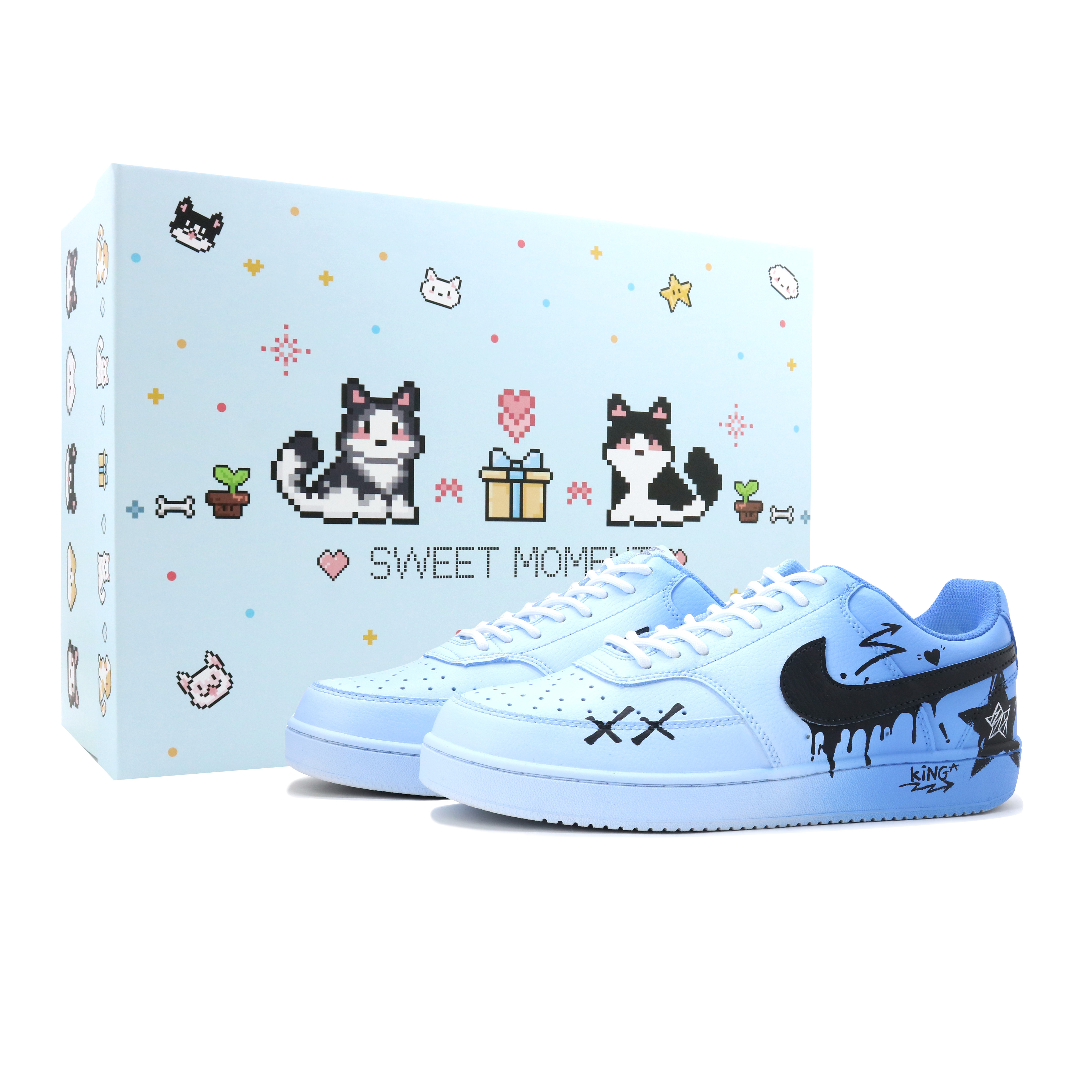 Nike Кроссовки Court Vision 1 для скейтбординга, износостойкие, мужские, градиентно-синие
Nike Кроссовки Court Vision 1 для скейтбординга, износостойкие, мужские, градиентно-синие