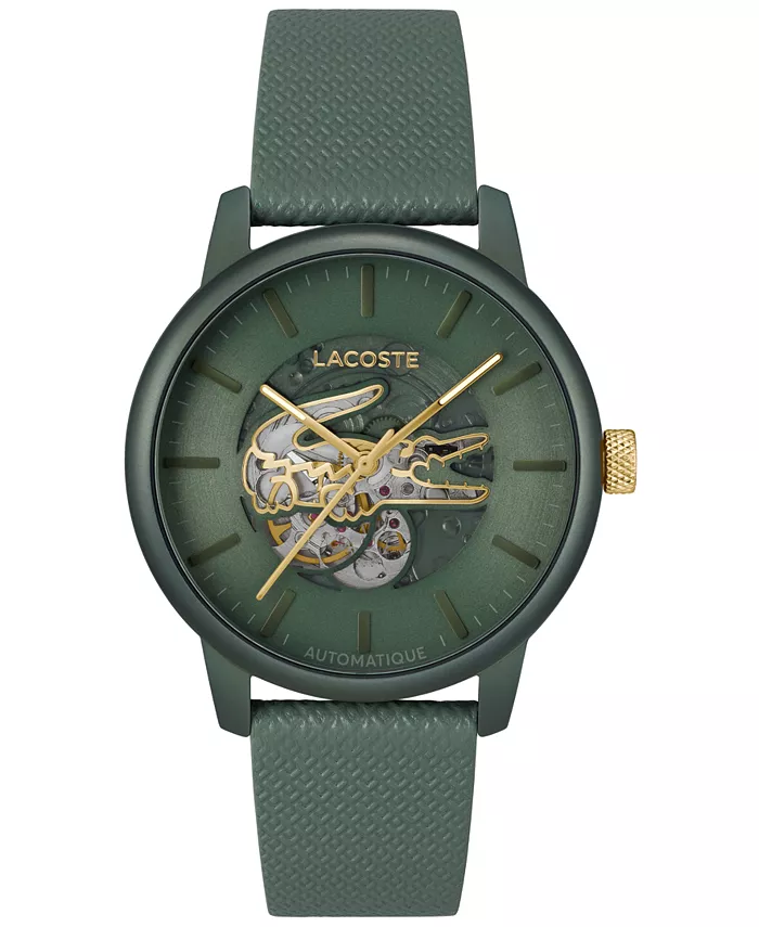 L.12.12 Automatique Мужские часы с зеленым кожаным ремешком 44 мм Lacoste
L.12.12 Automatique Мужские часы с зеленым кожаным ремешком 44 мм Lacoste