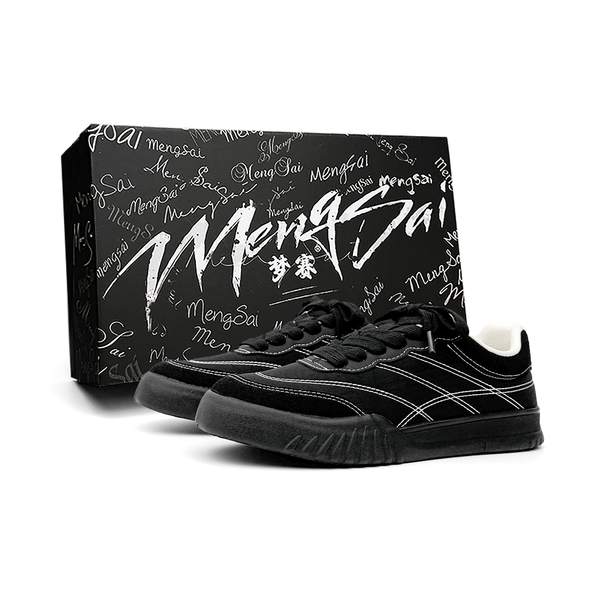 Mengsai Нескользящие износостойкие низкие кроссовки для скейтбординга, мужские, черные
Mengsai Нескользящие износостойкие низкие кроссовки для скейтбординга, мужские, черные