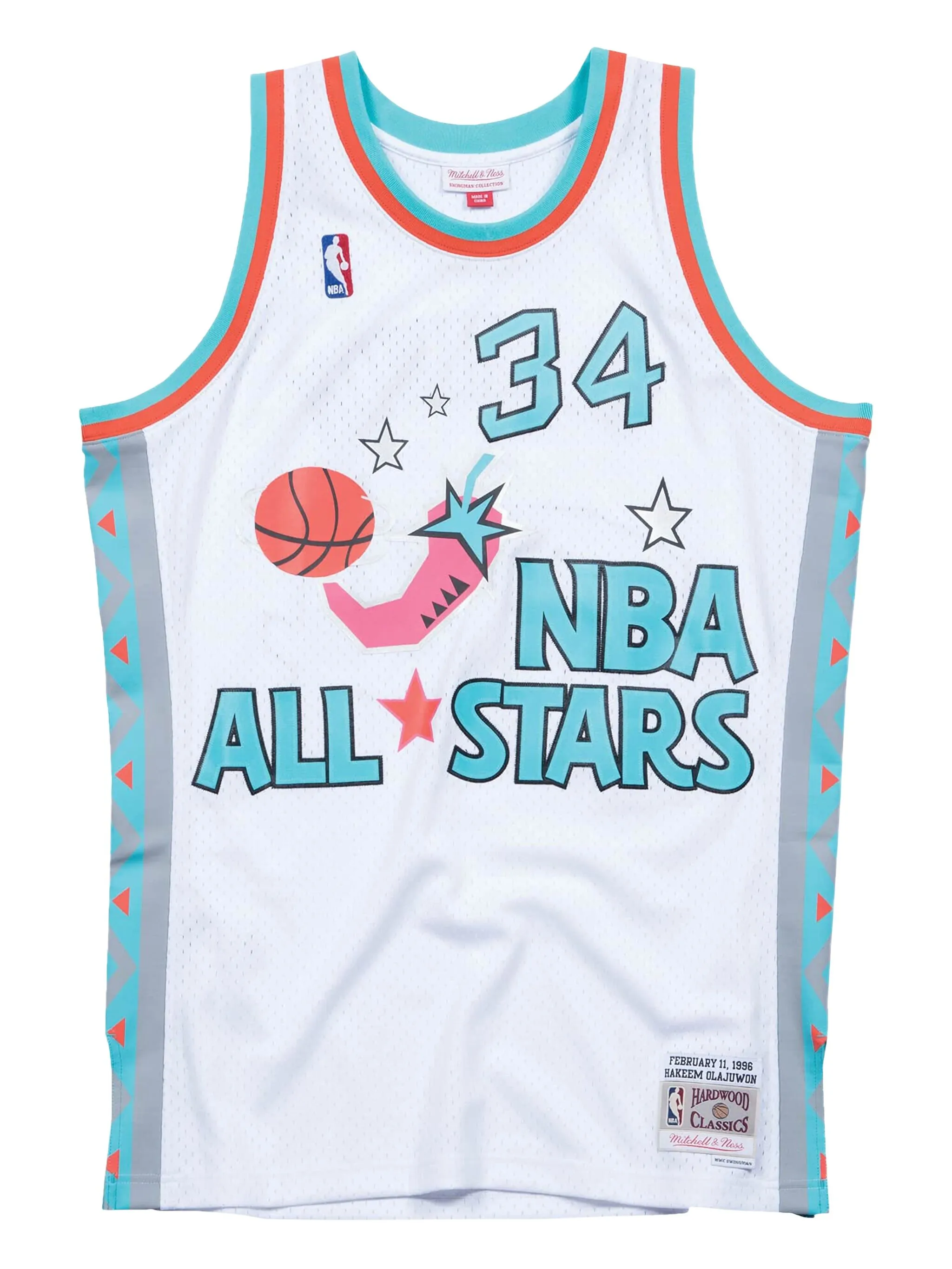 Топ All Star 96 Hakeem Olajuwon Swingman из коллаборации с NBA Mitchell & Ness, белый
Топ All Star 96 Hakeem Olajuwon Swingman из коллаборации с NBA Mitchell & Ness, белый