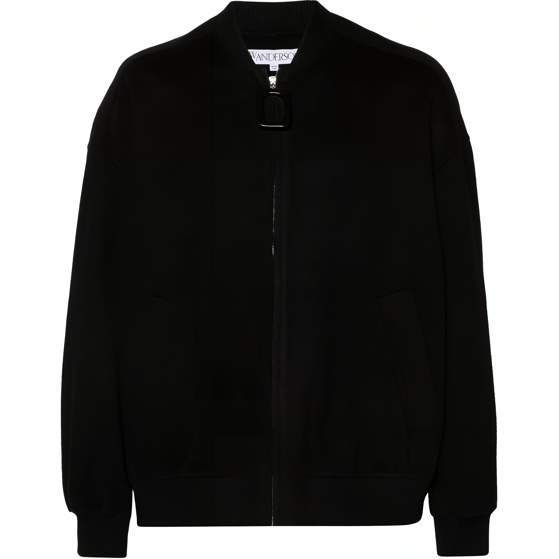 Войлочная бомбер куртка JW Anderson, черный
Войлочная бомбер куртка JW Anderson, черный