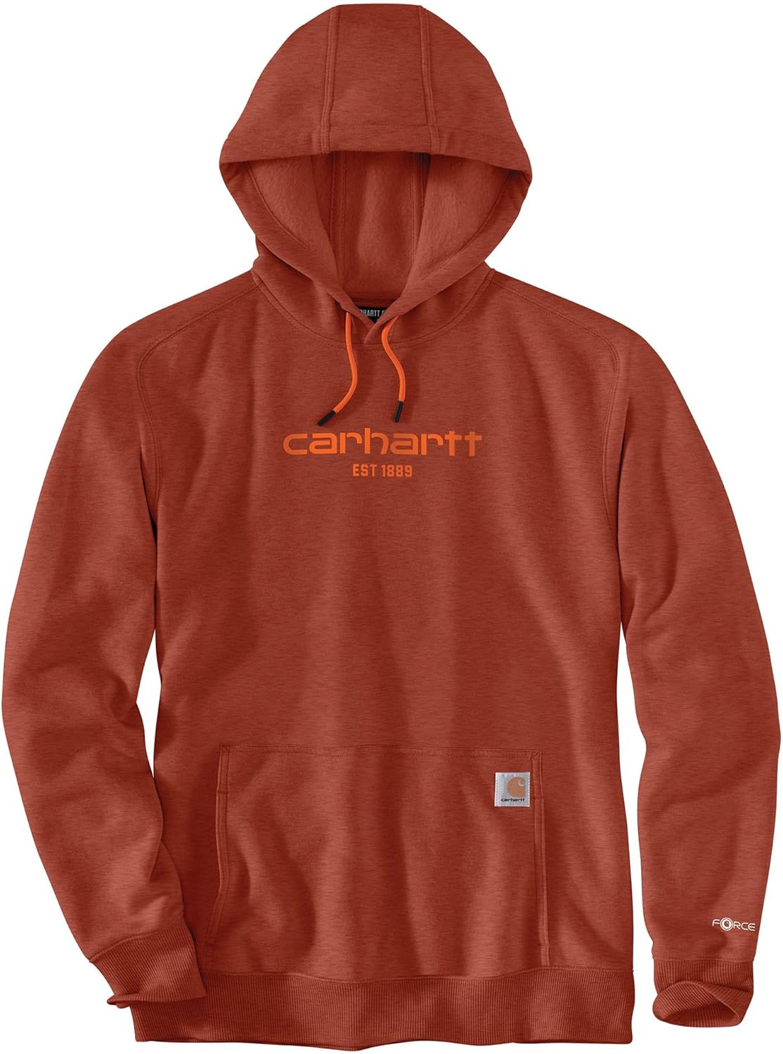 Carhartt мужская толстовка 106655 Force Relaxed Fit легкая с логотипом, Saddle Red Heather
Carhartt мужская толстовка 106655 Force Relaxed Fit легкая с логотипом, Saddle Red Heather
