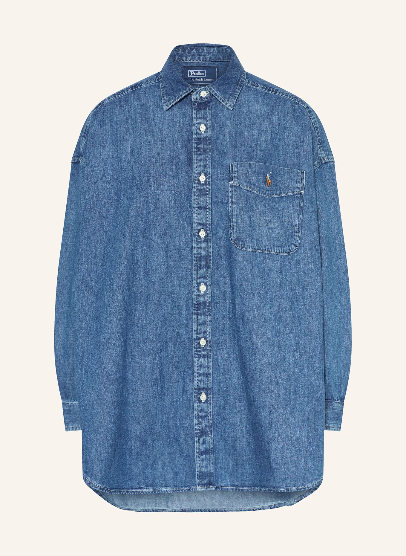 Джинсовая блузка Polo Ralph Lauren, синий 
Джинсовая блузка Polo Ralph Lauren, синий
