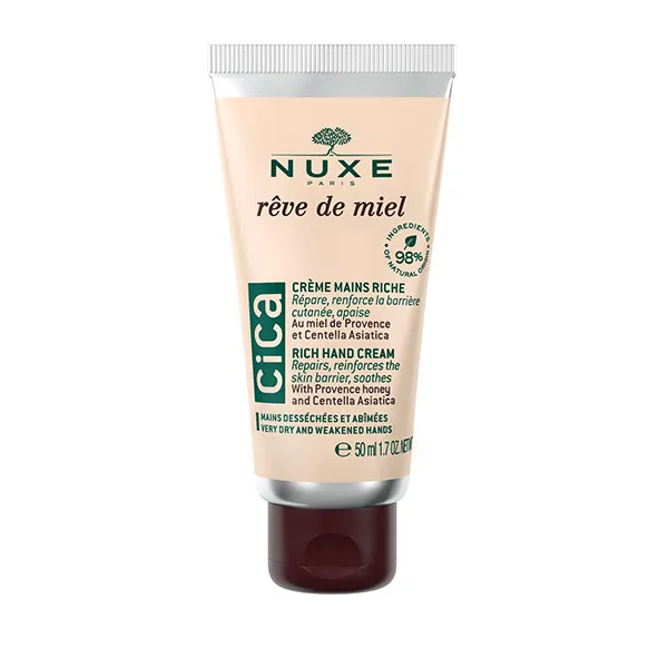 Крем для сухих и поврежденных рук Cica Crema Manos Resecas Y Dañadas Rêve De Miel | Nuxe Nuxe, 50 ml
Крем для сухих и поврежденных рук Cica Crema Manos Resecas Y Dañadas Rêve De Miel | Nuxe Nuxe, 50 ml