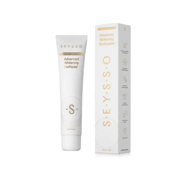Отбеливающая зубная паста, 75 мл Seysso Gold advanced
Отбеливающая зубная паста, 75 мл Seysso Gold advanced