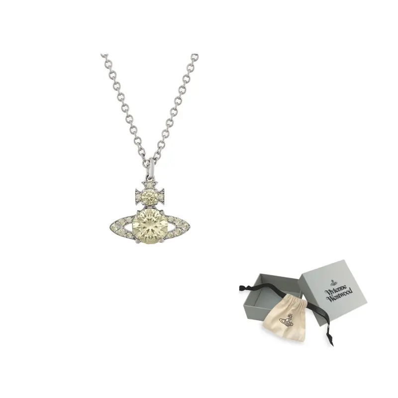 Vivienne Westwood Стильное колье Faux Crystal Saturn, unisex, серебро/желтый жемчуг
Vivienne Westwood Стильное колье Faux Crystal Saturn, unisex, серебро/желтый жемчуг