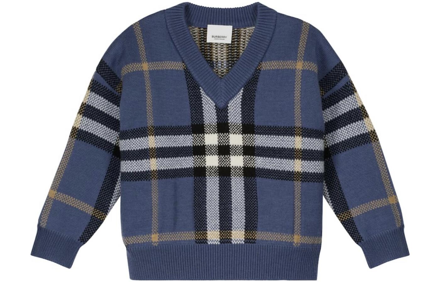Детский кашемировый свитер Burberry, цвет Blue
Детский кашемировый свитер Burberry, цвет Blue